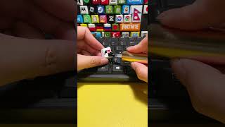 Drawing F3 logo on the keyboard shorts diy art tiktok trending [upl. by Magel]