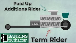 PaidUp Additions PUA Rider  Term Rider for Max Infinite Banking Whole Life Cash Value [upl. by Idroj]