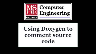 Using Doxygen with Eclipse [upl. by Sorac863]