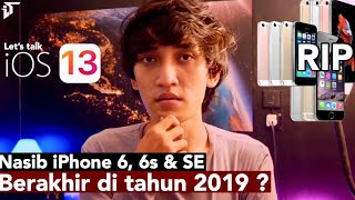 Kabar Buruk iPhone 6 6s amp SE tidak support iOS 13 [upl. by Enoid175]