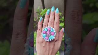 DIY Navratri Jwellery shorts youtubeshorts diyideas diy navratri garba accessories [upl. by Brooke462]