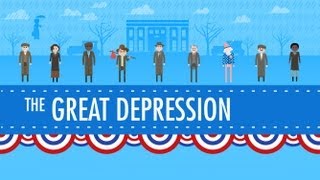 The Great Depression Crash Course US History 33 [upl. by Ahtnicaj]