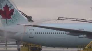 Aircraft Deicing at Pearson International Airport [upl. by Janos]