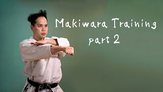 Makiwara Karate Training 2 by Tiru Jr Katsu senseiShuhari Shotokan Karate Association [upl. by Asirram]