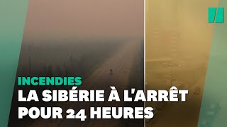 Face aux incendies en Sibérie un jour chômé décrété en urgence [upl. by Monro]