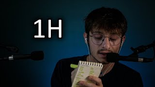 ASMR 100 PRÉNOMS en 1 HEURE [upl. by Dabney]