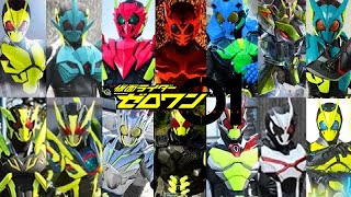 All Forms Kamen Rider Zero One All Henshin [upl. by Dorothee530]