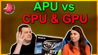 APU VS CPU and Dedicated Graphics Card [upl. by Ecaidnac300]