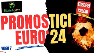 PRONOSTICI EURO 2024 SPAGNAITALIA SLOVENIASERBIA e DANIMARCAINGHILTERRA ANALISI DELLE QUOTE [upl. by Santana994]