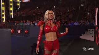 Carmella Entrance  WWE 2K22 [upl. by Otanod818]