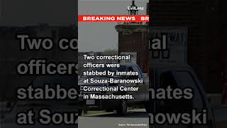 Inmates Attack Correctional Officers at Massachusetts Maximum Security Prison [upl. by Xyno850]