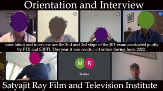 Orientation and Interview process of SRFTI  JET [upl. by Culberson]