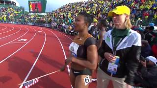 2012 US Womens Track amp Field 100m Olympic Trials [upl. by Lenoj]