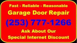 Garage Door Repair In Tacoma Wa  253 7771266 [upl. by Ilime]