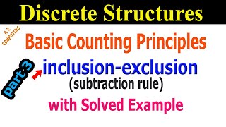 Inclusion – Exclusion Principle with Solved Examples  Discrete Structures in UrduHindi [upl. by Aninad]