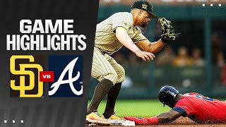 Padres vs Braves Game Highlights 51724  MLB Highlights [upl. by Zamir737]