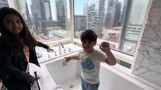 ShangriLa Toronto Hotel Deluxe Suite Tour 2024 [upl. by Sinnaiy]