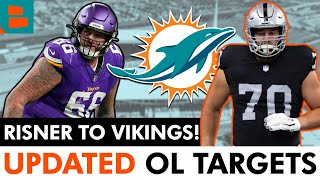 Dolphins Free Agent Offensive Line Targets After Dalton Risner Signs With Vikings Ft Greg Van Roten [upl. by Suivatra]