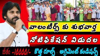 వాలంటీర్ నోటిఫికేషన్ విడుదల  AP Govt Letest Updates On Volunteers  AP Govt Volunteers News [upl. by Camala]