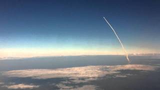 Space Shuttle Launch Viewed From an Airplane [upl. by Patrizio]