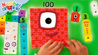 Lets Build Numberblocks 1 to 100  DIY  Learn to Count with Toy Play  Numberblocks [upl. by Enelyam]