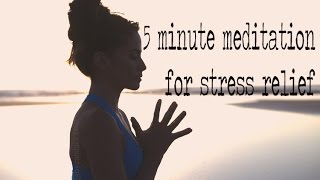 5 Minute Guided Meditation for Stress Relief [upl. by Amanda5]