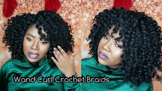 Freetress Ringlet Wand Curl Crochet Braids Review [upl. by Crispa]