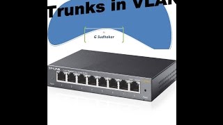 Trunks in VLAN Part 3 in TELUGU [upl. by Asyla674]