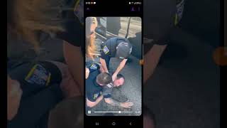 Middletown Ohio police officers assault and violate drivers amendment rights [upl. by Atteuqahc]