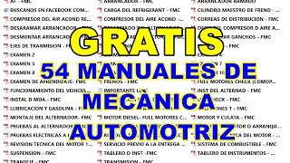 ►GRATIS 54 MANUALES DE MECANICA AUTOMOTRIZ [upl. by Notneb763]