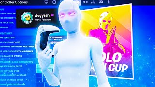 Trying The BEST Controller Players Settings in a SOLO CASH CUP ft Deyy Settings [upl. by Aihpos]