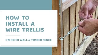 DIY Trellis for climbing roses or Vines [upl. by Nylg]