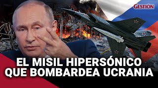 RUSIA ¿Cómo son los MISILES HIPERSÓNICOS KHINZAL que Putin usó para bombardear UCRANIA [upl. by Tammara278]