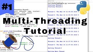 Python Multithreading Tutorial 1  What is a Thread [upl. by Nyahs]