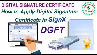 How to apply for Digital Signature for DGFT  DGFT Digital Signature Certificate [upl. by Maggio]