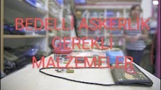 ISPARTA BEDELLİ ASKERLİK GEREKLİ MALZEMELERGÜNCEL ARALIK 2023 2024 [upl. by Eniotna]