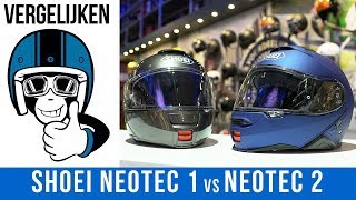 Shoei Neotec 2 vs Shoei Neotec 1 de verschillen  Voordeelhelmennl [upl. by Ayokal]