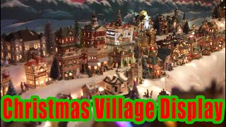 Amazing Christmas Village Setup TimeLapse [upl. by Viv]