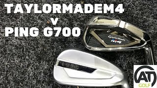 PING G700 v TAYLORMADE M4 IRON [upl. by Ahsieni]