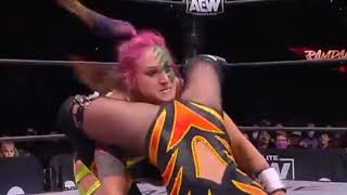 Julia Hart Penelope Ford BRA and PANTIES Match  AEW Dynamite Highlights June 18 2021 [upl. by Cleave]