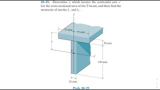 Centroid of a Composite Shape  Tabular Method  Part 1 [upl. by Spoor990]