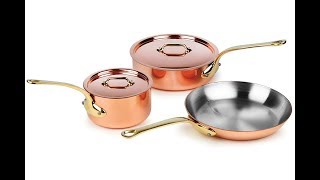 Mauviel Mheritage M250B 5piece 25mm Copper Cookware Set [upl. by Assyral]