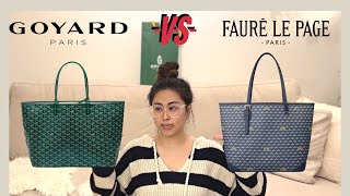 超詳細比較！｜最值得買的Tote bag 老槍牌 FLP｜FAURÉ LE PAGE VS GOYARD UNBOXING 大評筆｜媽媽包 通勤包首選｜Cests VV🦩 [upl. by Tita]