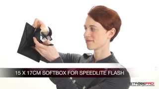 15X17cm Softbox for Speedlite Flash [upl. by Millda]