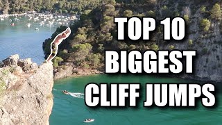 Die 10 höchsten Klippensprünge  Top 10 highest cliff jumps [upl. by Sirc]