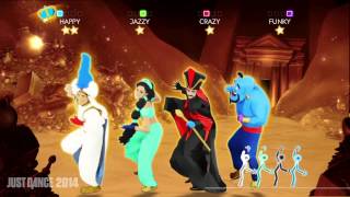 Disneys Aladdin  Prince Ali  Just Dance 2014  Gameplay UK [upl. by Zetta947]