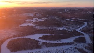 Arctic Flight to Ivalo EU’s Northenmost Airport  Finnish Lapland [upl. by Koloski]