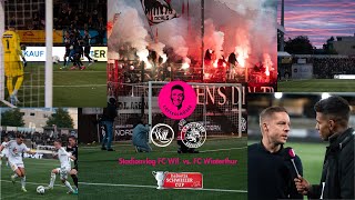 WAS FÜR EN CUPKRIMI🤯🔥 Cup StadionVlog FC Wil 🆚 FC Winterthur  FULL EXPERIENCE😍 [upl. by Susanne]