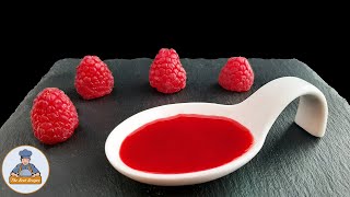 Recette facile de coulis de framboise pour vos desserts [upl. by Vallo]