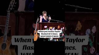 Taylor Swift Showing 10 3 times with a smirk Write down your theories taylorswift erastour [upl. by Louise]